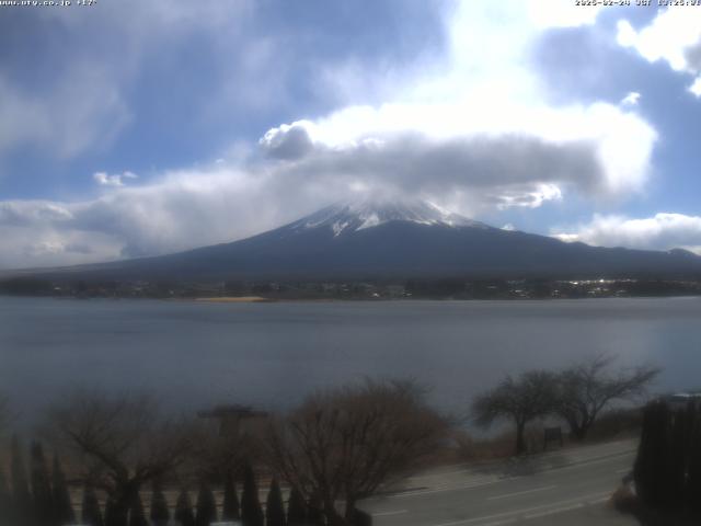 河口湖からの富士山