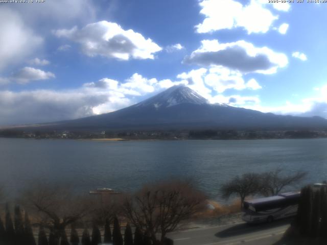 河口湖からの富士山