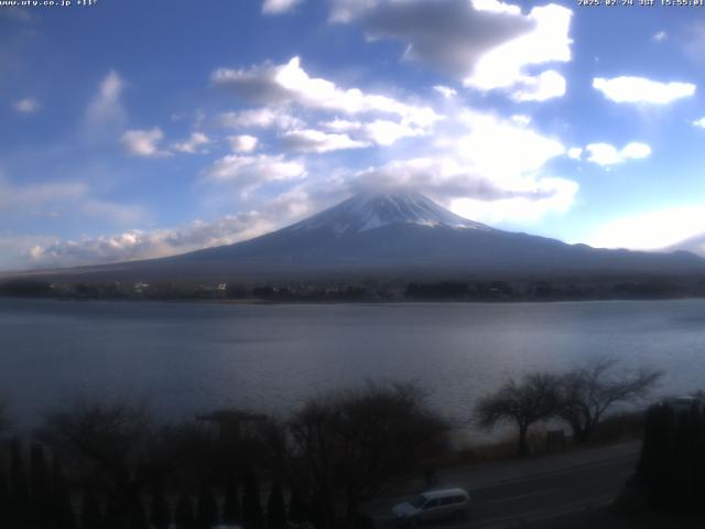 河口湖からの富士山