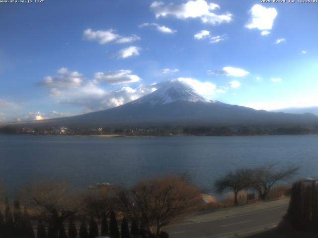 河口湖からの富士山