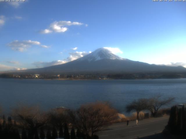 河口湖からの富士山