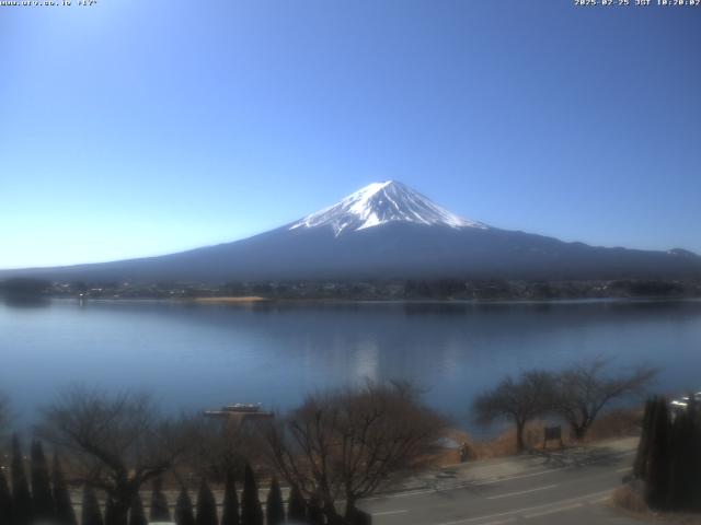 河口湖からの富士山