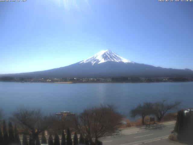 河口湖からの富士山