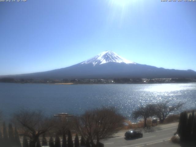 河口湖からの富士山