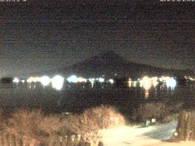 河口湖からの富士山