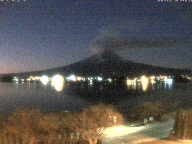 河口湖からの富士山