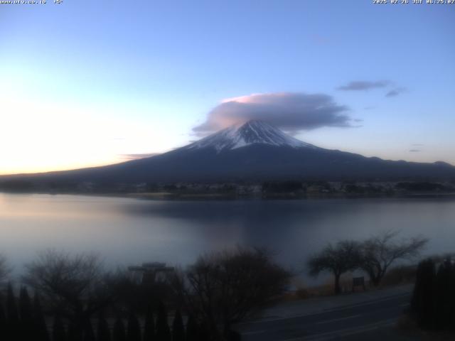 河口湖からの富士山