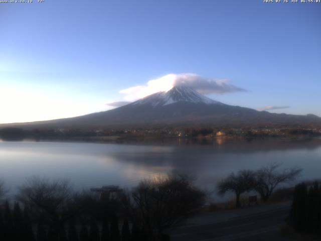 河口湖からの富士山