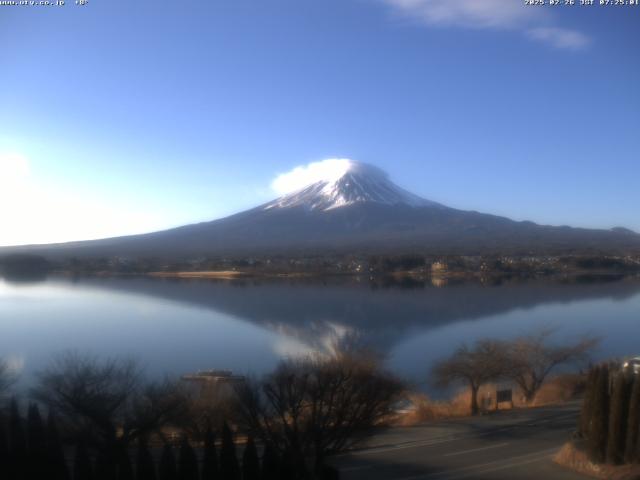 河口湖からの富士山