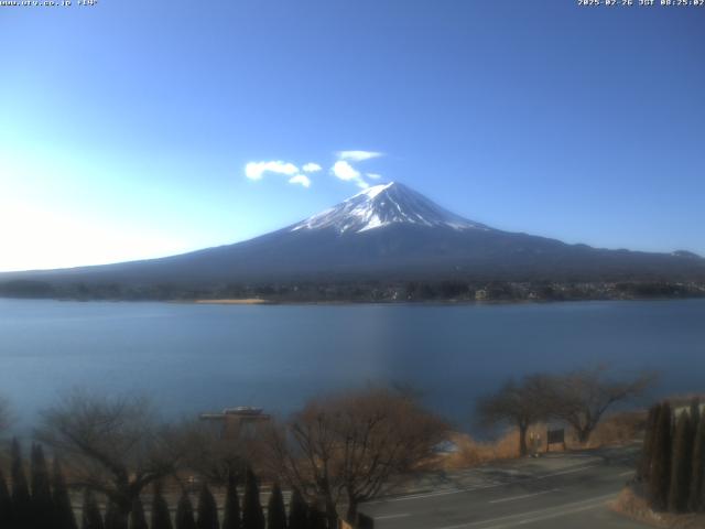 河口湖からの富士山