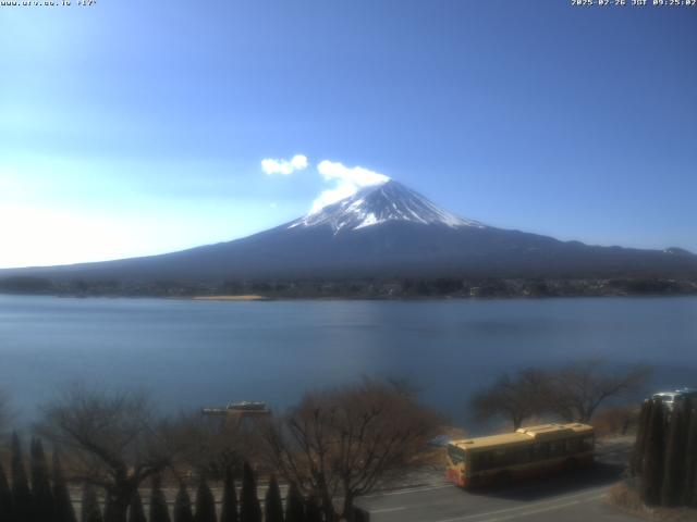 河口湖からの富士山