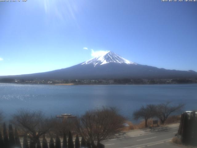 河口湖からの富士山