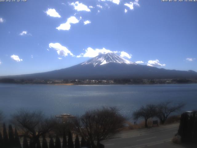 河口湖からの富士山