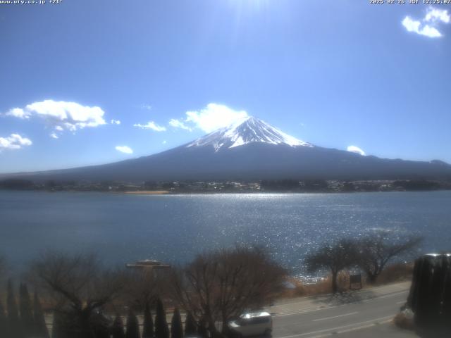 河口湖からの富士山