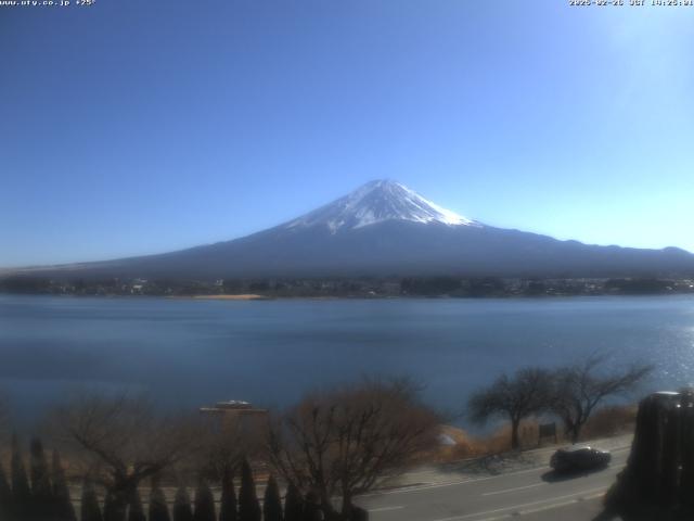 河口湖からの富士山