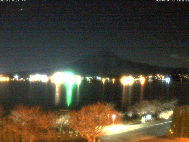 河口湖からの富士山