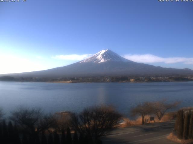河口湖からの富士山