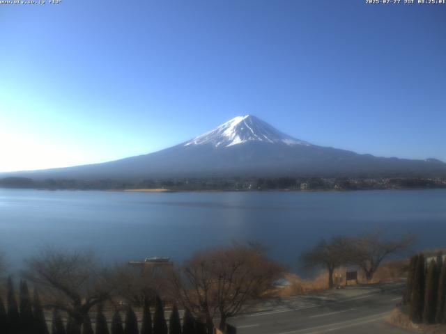 河口湖からの富士山