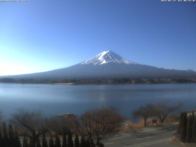 河口湖からの富士山