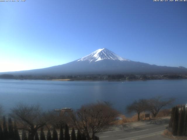 河口湖からの富士山