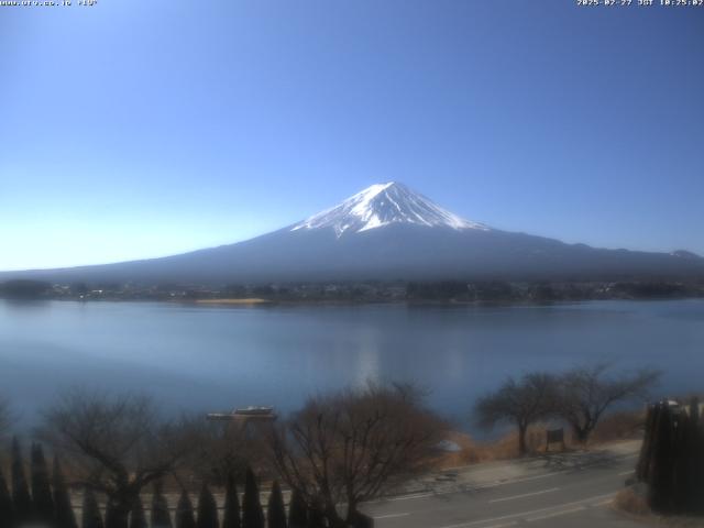 河口湖からの富士山