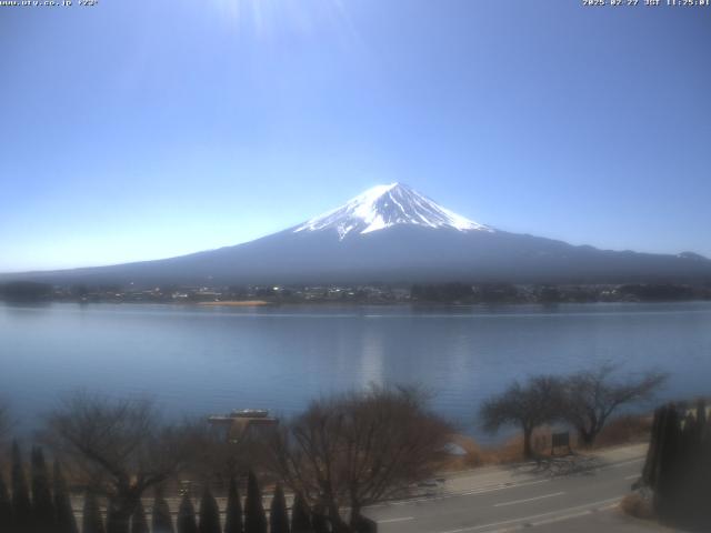 河口湖からの富士山