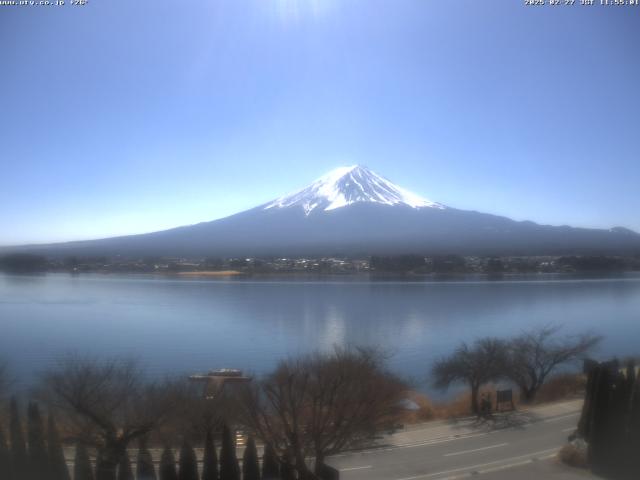 河口湖からの富士山