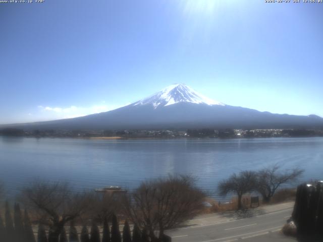 河口湖からの富士山
