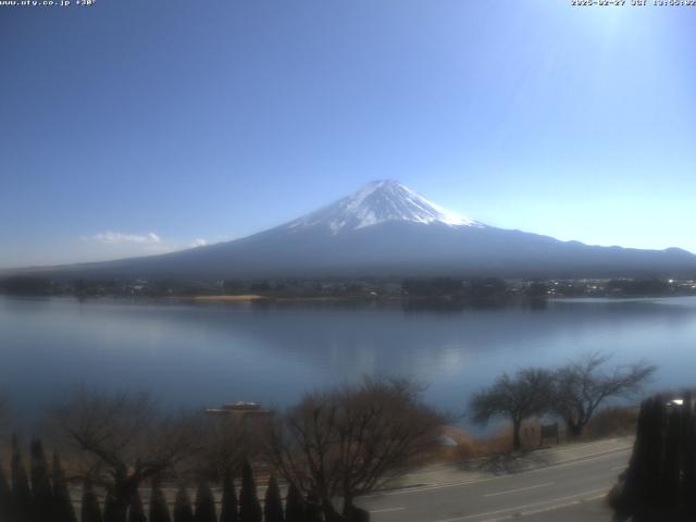 河口湖からの富士山