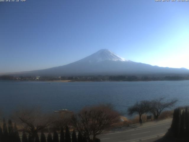 河口湖からの富士山