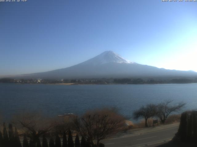 河口湖からの富士山