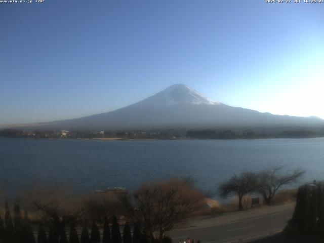 河口湖からの富士山
