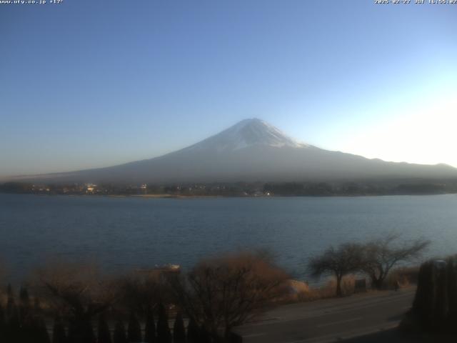河口湖からの富士山