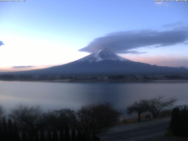 河口湖からの富士山