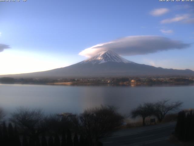 河口湖からの富士山