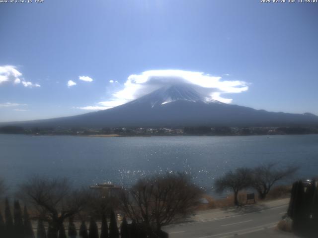 河口湖からの富士山