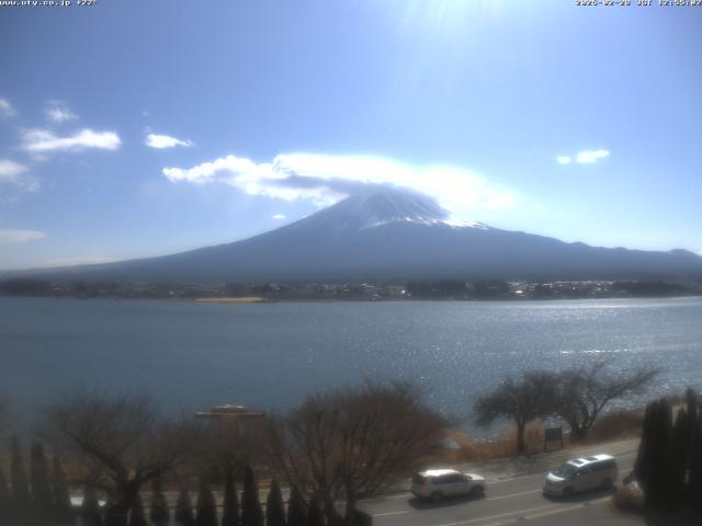 河口湖からの富士山