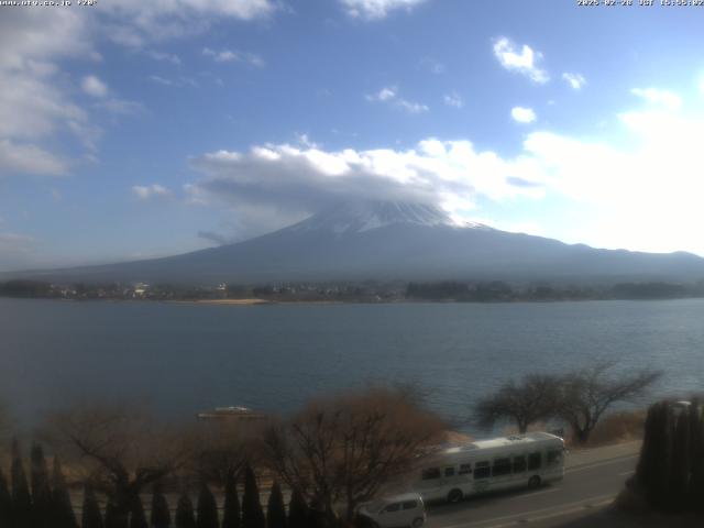 河口湖からの富士山