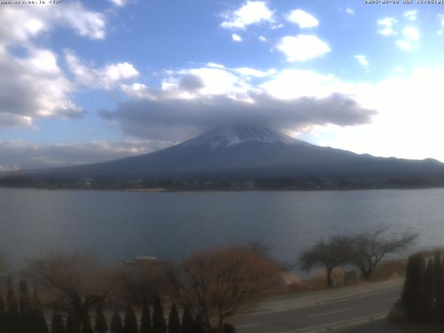 河口湖からの富士山