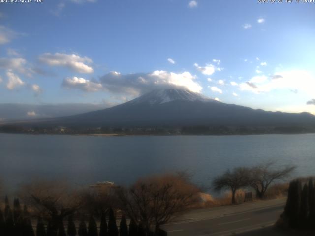 河口湖からの富士山