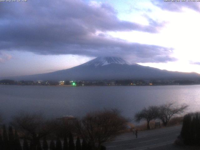 河口湖からの富士山