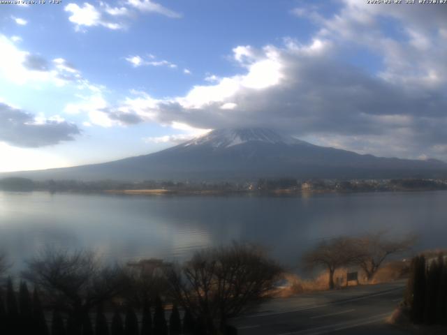 河口湖からの富士山