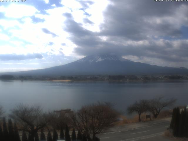河口湖からの富士山