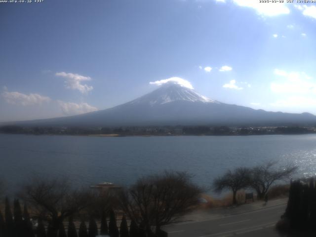 河口湖からの富士山