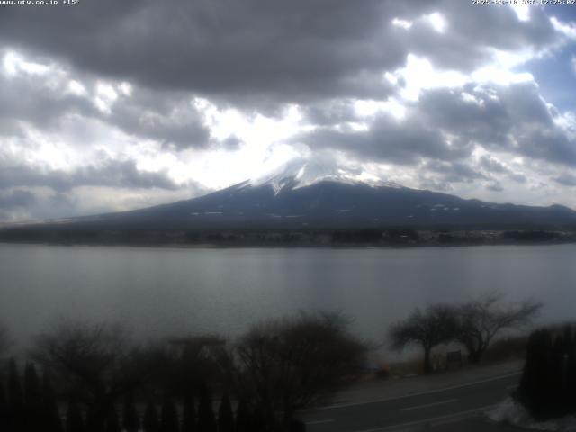 河口湖からの富士山