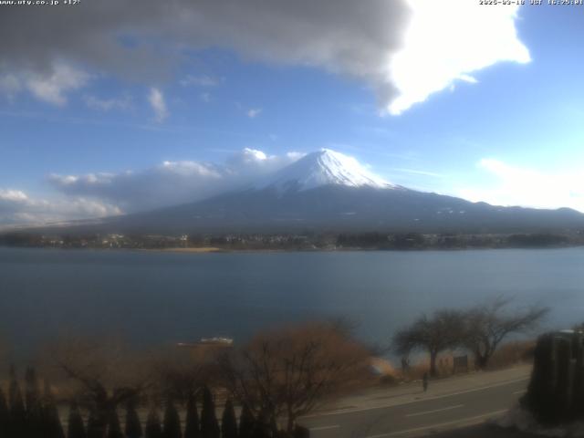 河口湖からの富士山
