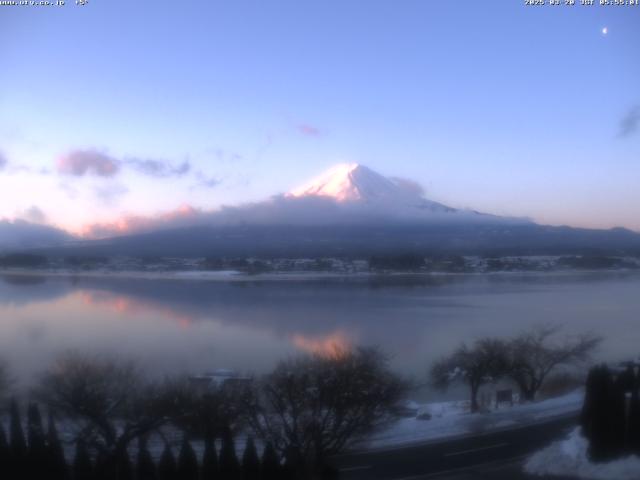河口湖からの富士山