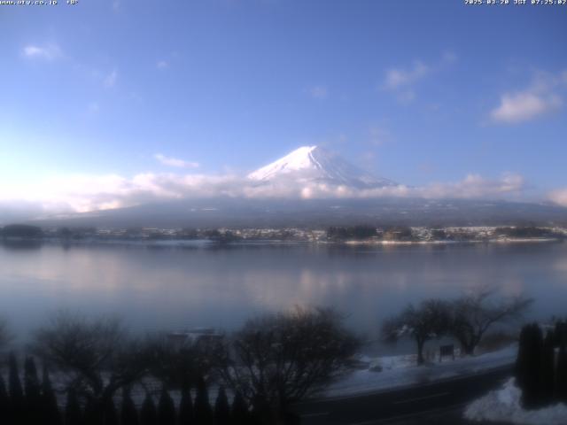 河口湖からの富士山