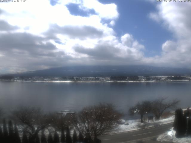 河口湖からの富士山