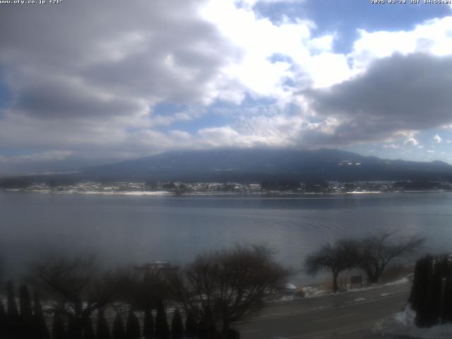 河口湖からの富士山